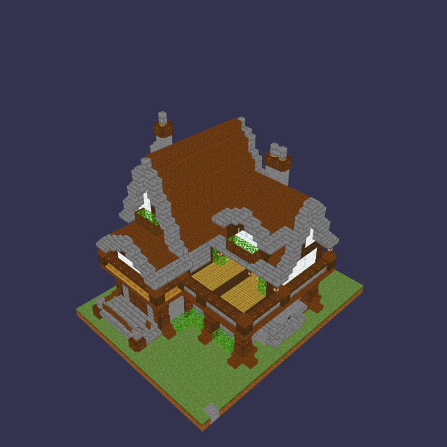 中世纪小屋 蓝图主封面